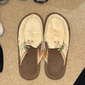 Sanuk Tan and Brown Men's Sandals